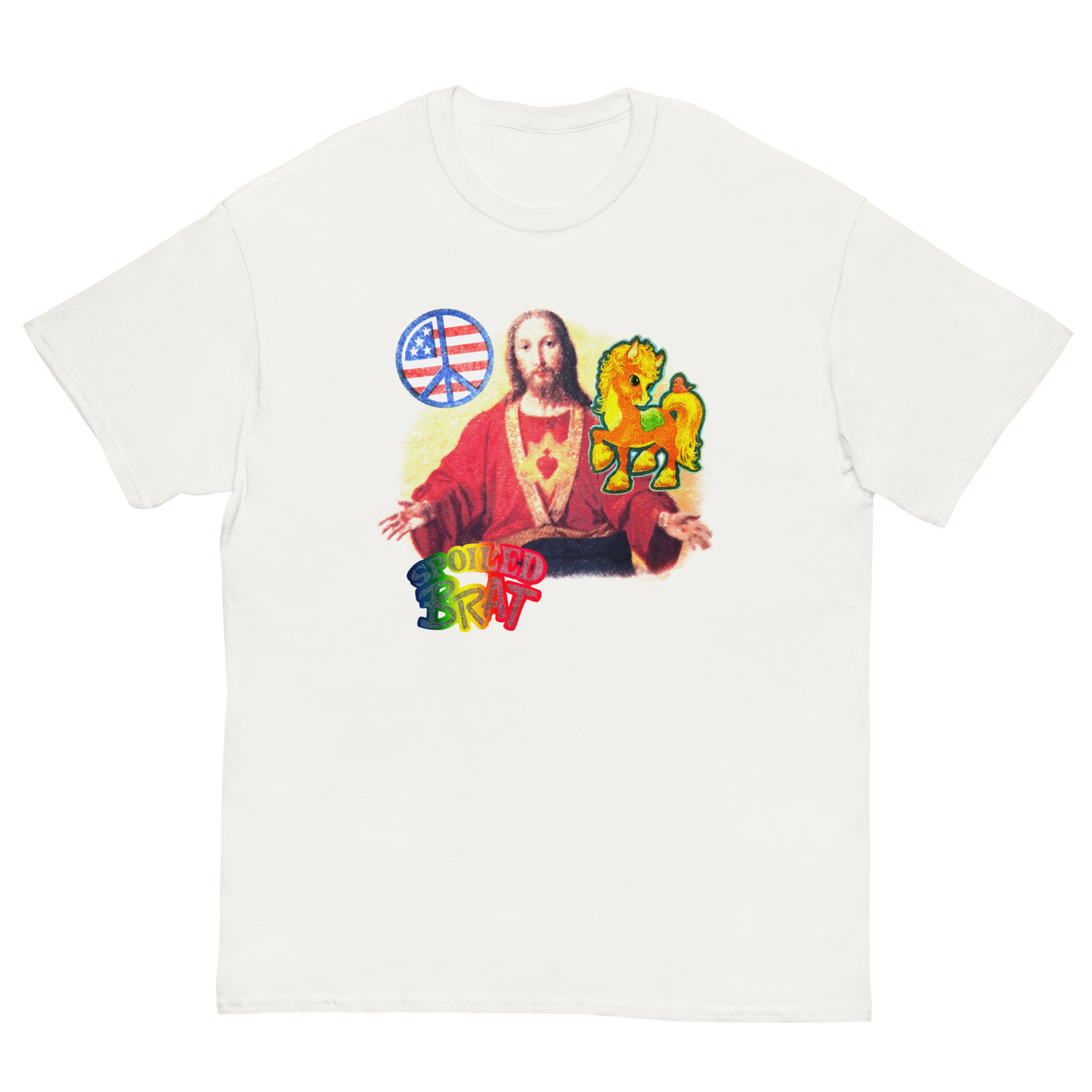 JESUS STICKER T-SHIRT